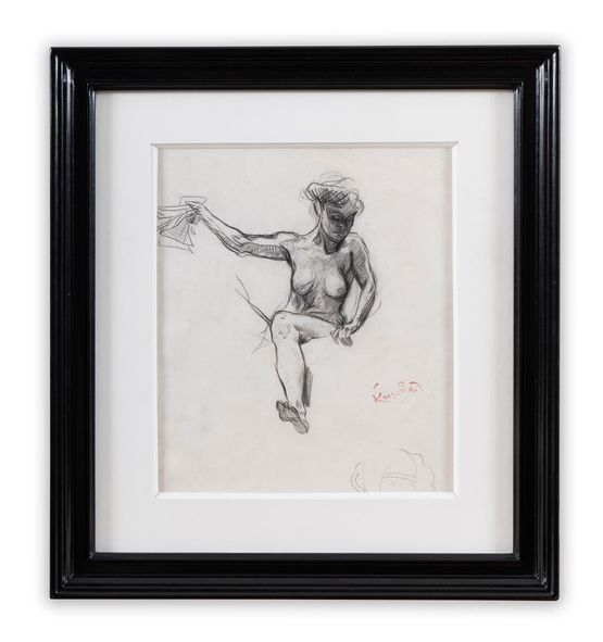 Etude preparatoire au tableau Joie de Vivre by Frantisek Kupka contemporary artwork Works on Paper