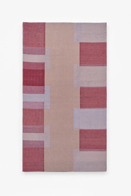RICE FIELD RED AND GRAY SQUARES by Miranda Fengyuan Zhang contemporary artwork Sculpture