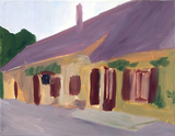 The Fortune Tellers View - My House in France in Charming Village by Karen Kilimnik contemporary artwork painting