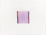 Mauve  Transparent Orange by Callum Innes contemporary artwork painting