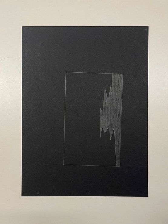 Silver by Ayesha Jatoi contemporary artwork Works on Paper