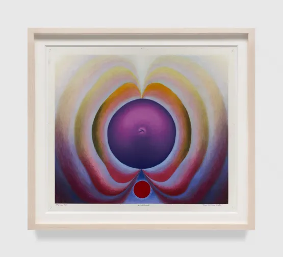 Seven Centimeters Dilated by Loie Hollowell contemporary artwork Works on Paper