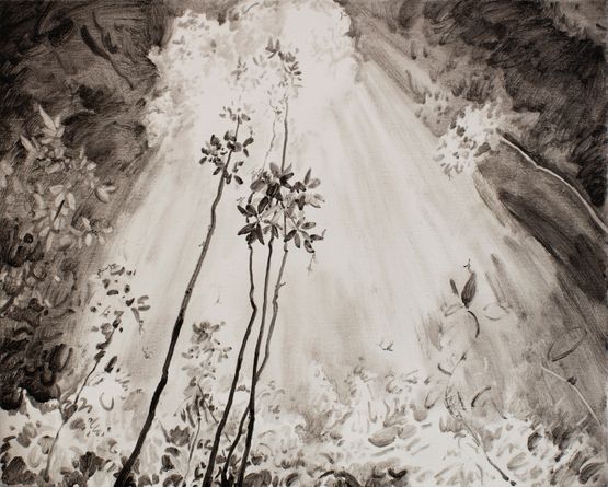 Dancing under the sunlight no.3 by Lu Chao contemporary artwork Painting
