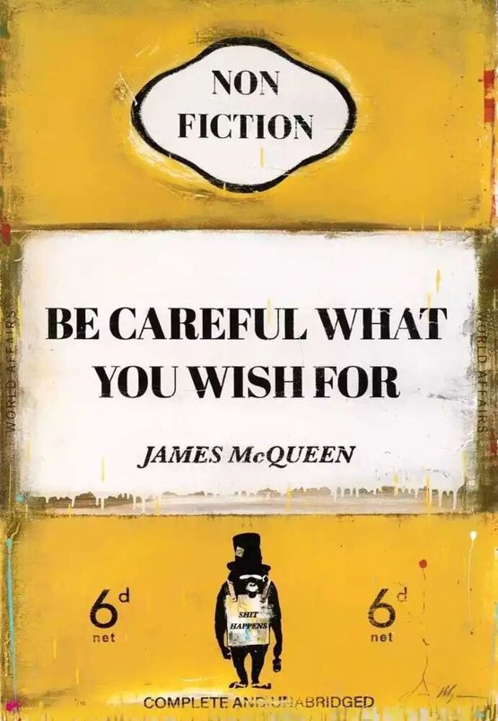 Be Careful by James Mcqueen contemporary artwork Print