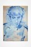 Deep Blue Figure by Luke Edward Hall contemporary artwork Painting