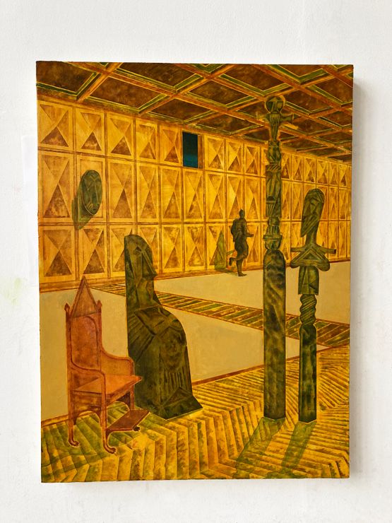 Lit by Value by Andrei Pokrovskii contemporary artwork Painting