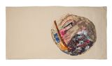 Widow by Vinoja Tharmalingam contemporary artwork painting textile