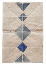 Circle Square Triangle Turtle Fish by Amina Ahmed contemporary artwork painting works on paper