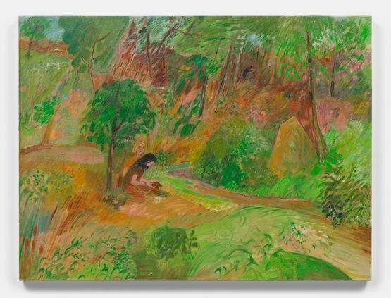 2pm in the Park by Soumya Netrabile contemporary artwork Painting