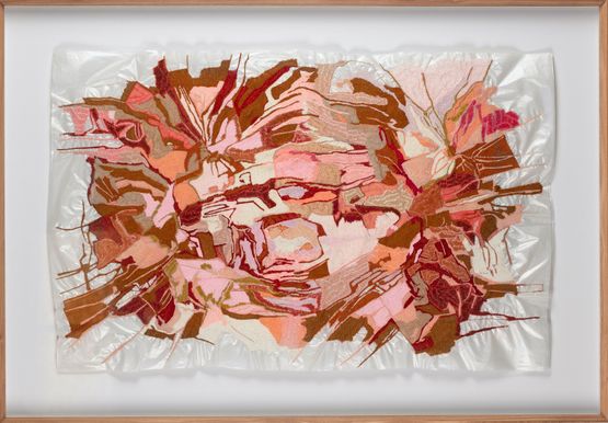 A Minds Mapping I by Amy Rusch contemporary artwork Mixed Media