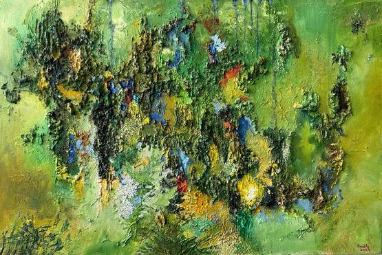 The Rhythm of Chaos 1 by Nandita Mukand contemporary artwork Painting