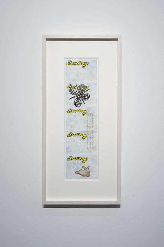 LUCKY by Charlotte Zinsser contemporary artwork Painting