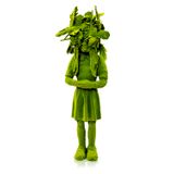 Feathered Mossgirl by Kim Simonsson contemporary artwork mixed media