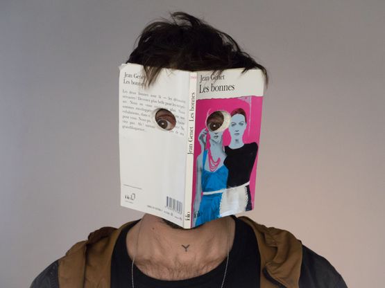 Bookmask Portrait 09 by Victor Del Oral contemporary artwork Photography