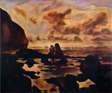 Dove le ombre si rifiutano by Iva Lulashi contemporary artwork painting