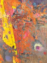 African Landscape IV by Clive Van Den Berg contemporary artwork painting