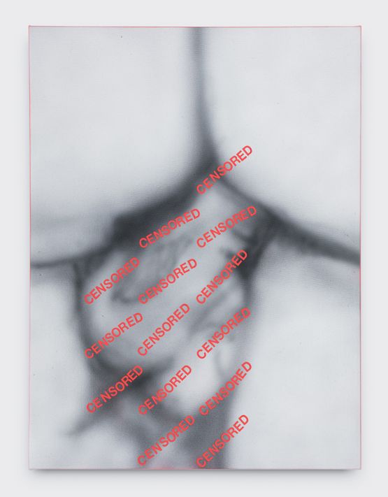 Censored Painting 1 by Betty Tompkins contemporary artwork Painting