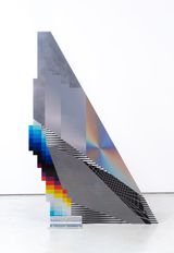 Optichromie Dimensional by Felipe Pantone contemporary artwork sculpture works on paper
