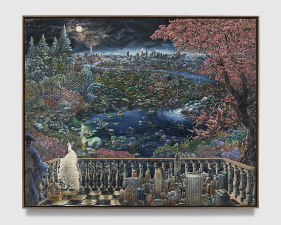 Space Between Dreams - The Mystic Soothsayer by Raqib Shaw contemporary artwork Painting