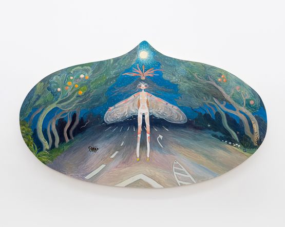 invitation to tranquility the world of the center by Aya Takano contemporary artwork Painting