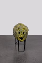 House Animal yellow by Inci Eviner contemporary artwork sculpture