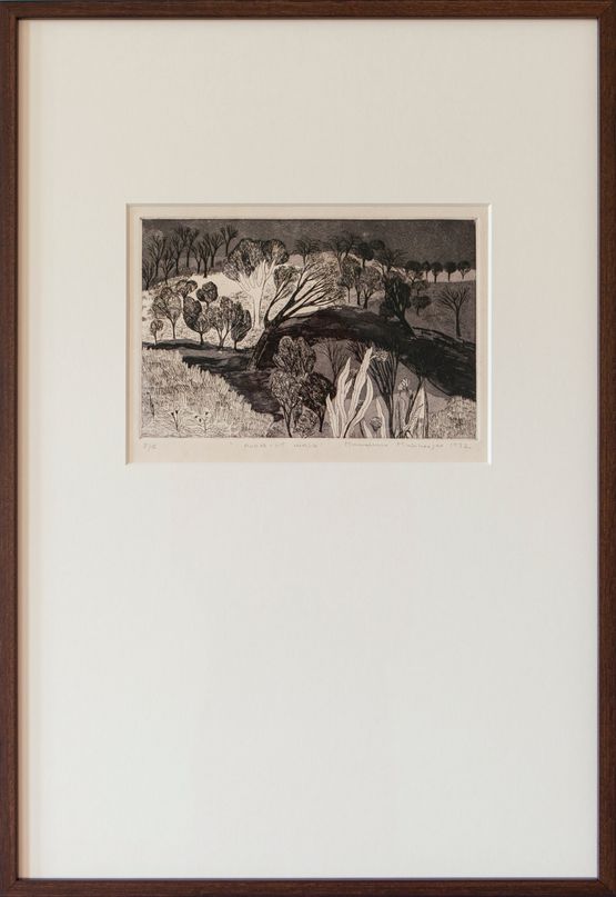 Moon-Lit Walk by The Estate of Mrinalini Mukherjee contemporary artwork Print