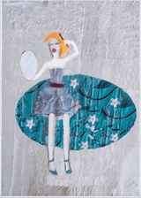 Aynaya Bakan Kz by Azade Koker contemporary artwork painting