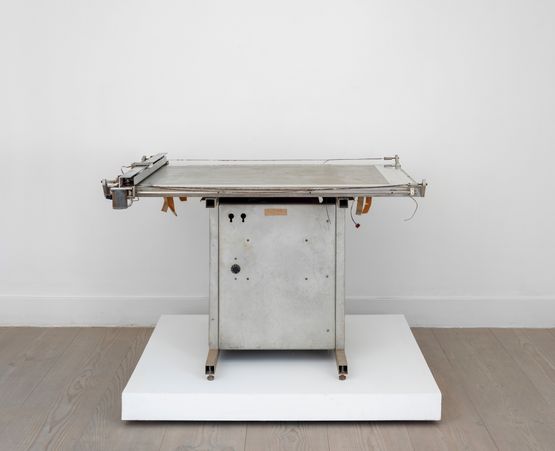 Drawing Machine Desk by Harold Cohen contemporary artwork Sculpture