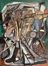 Denied Lands 2 by Vikrant Bhise contemporary artwork painting