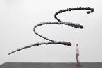 Black Tornado by Jean-Michel Othoniel contemporary artwork Sculpture