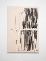 Las Tachaduras de una Primavera de Madrid II by Joel Andrianomearisoa contemporary artwork drawing