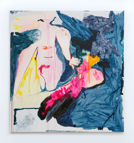 in a part of your mind I am you slow ghost by Tom Polo contemporary artwork Painting